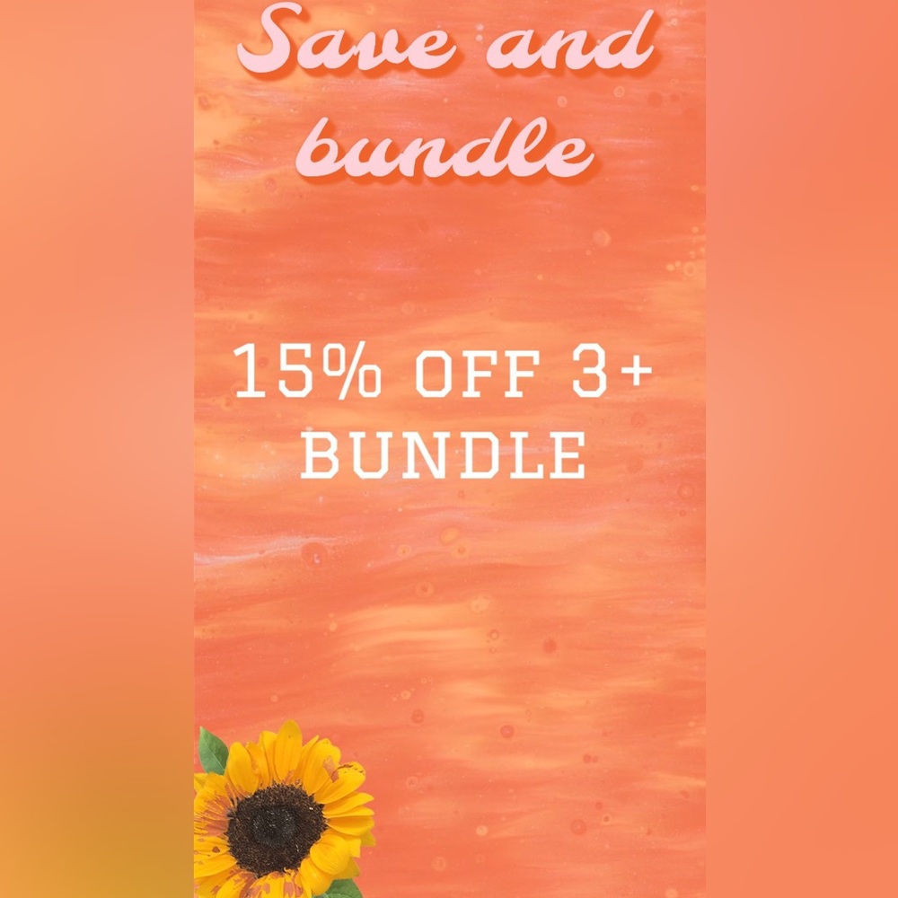 Closet clear-out and bundle sales